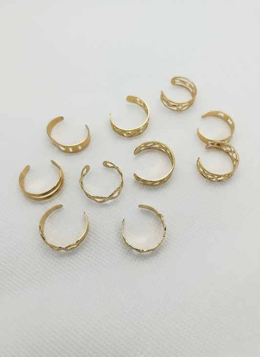 Adjustable Toe Rings