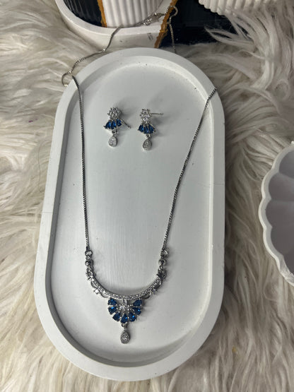 silver-toned necklace