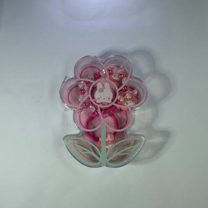 Pack of 4 hairpins, bracelet, ring, hair bands
