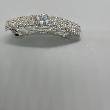 Sweet Pearl Rhinestone Butterfly Glisten Clip Back Head Korea